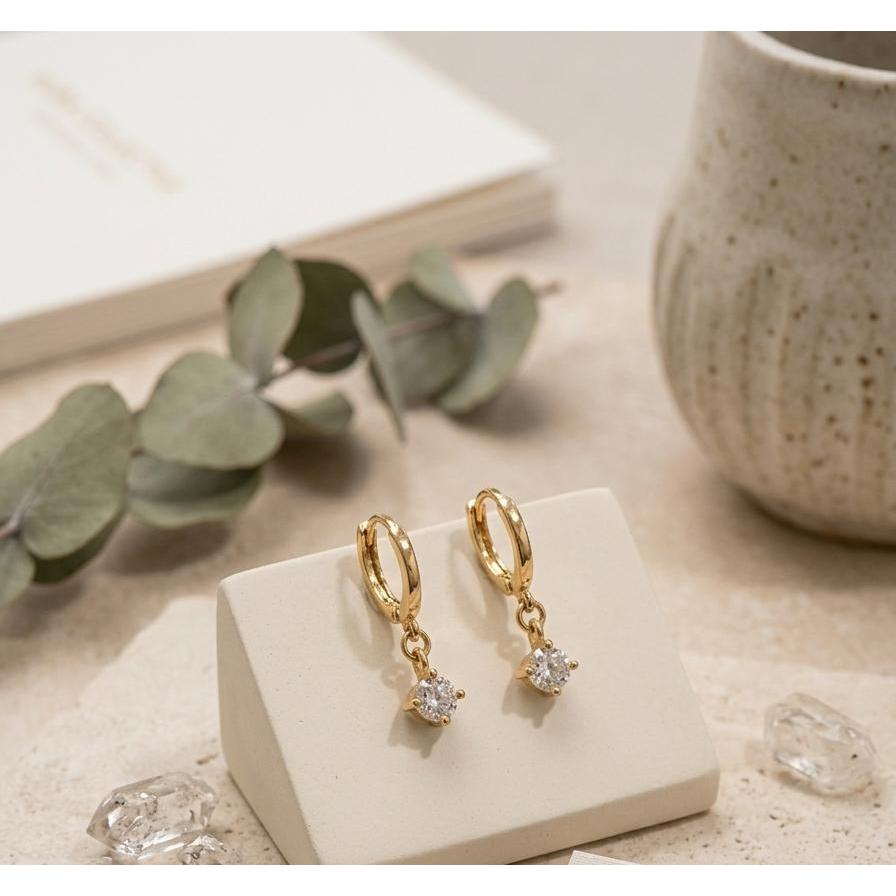 Anting Mata 1 Bulat Gigi 4 4mm