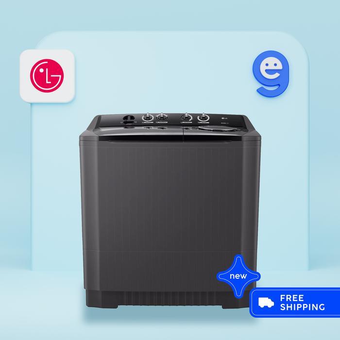 LG Mesin Cuci 2 Tabung 14kg Top Loading P1400RTM / P1400 / 1400RTM