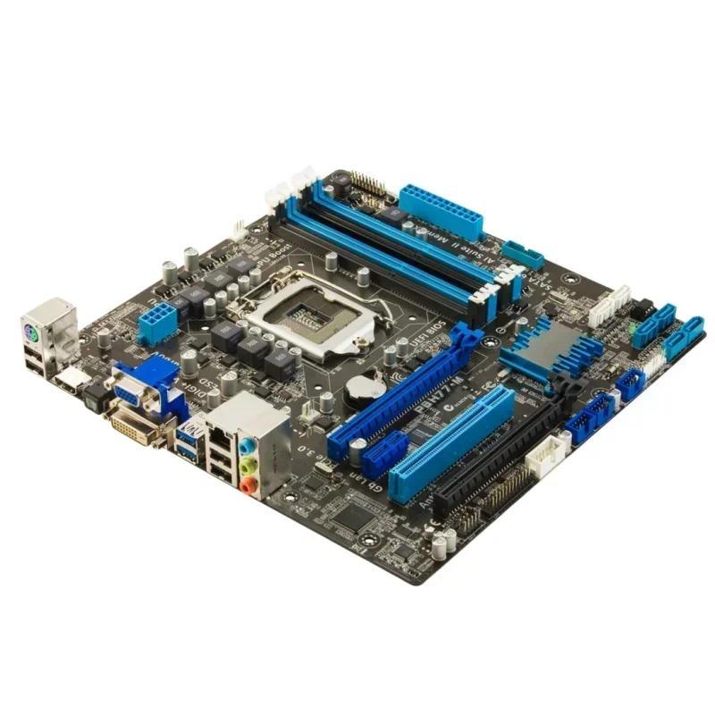 For ASUS P8H77-M Motherboard H77 32GB LGA 1155 DDR3 uATX Mainboard 100% Tested Fast Ship