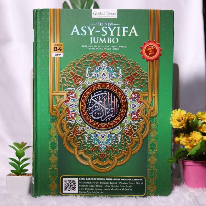 Alquran ASY-SYIFA AKBAR B4 Tajwid Waqaf Ibtida Terjemah Perkata Latin Al-Quran Jumbo Per Kata AsySyi
