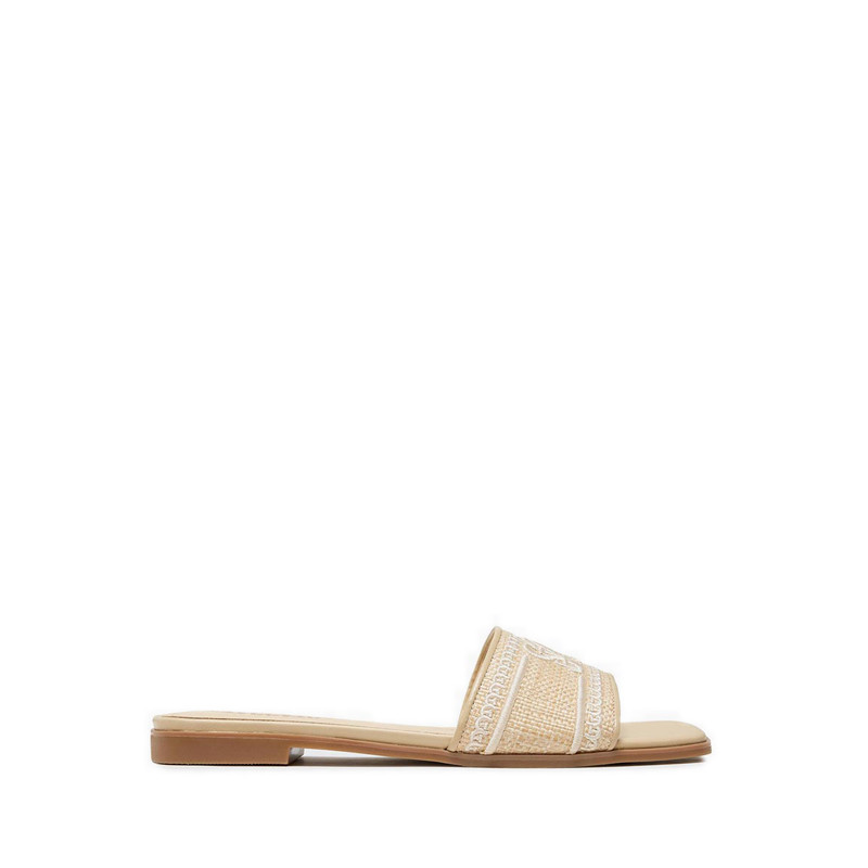 Staccato Bloom Women's Flat Sandals - Apricot