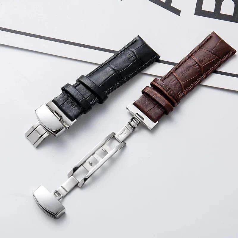 TALI JAM KULIT SEIKO 18MM 20MM 22MM 24MM STRAP JAM TANGAN UNIVERSAL ORIGINAL OEM
