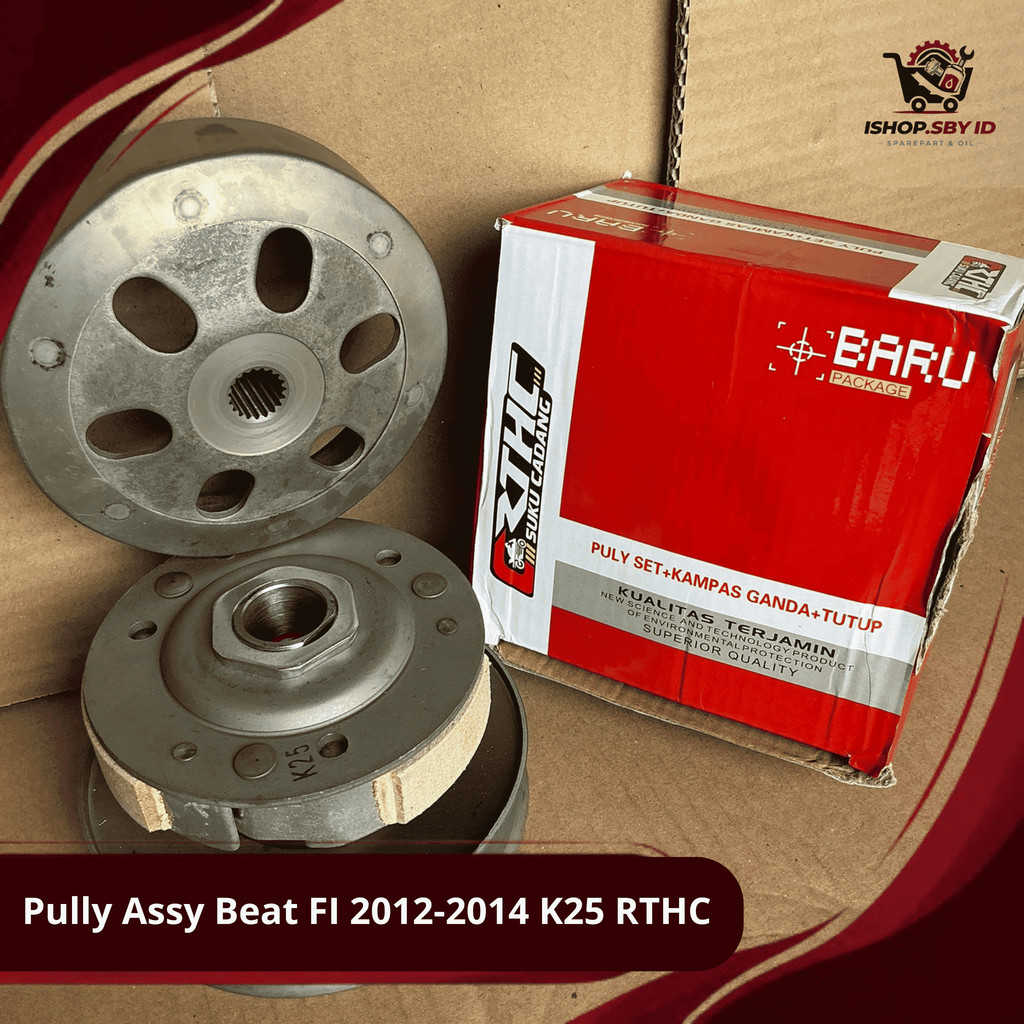 Pully Assy Beat FI 2012-2014 K25 / Pulley / Puly / Puli Motor Honda Beat