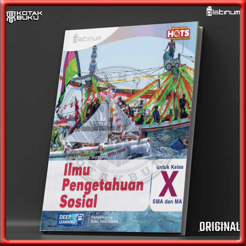 [ TS ] Buku IPS Kelas 10 SMA Deep Learning  / IPS SMA / Platinum