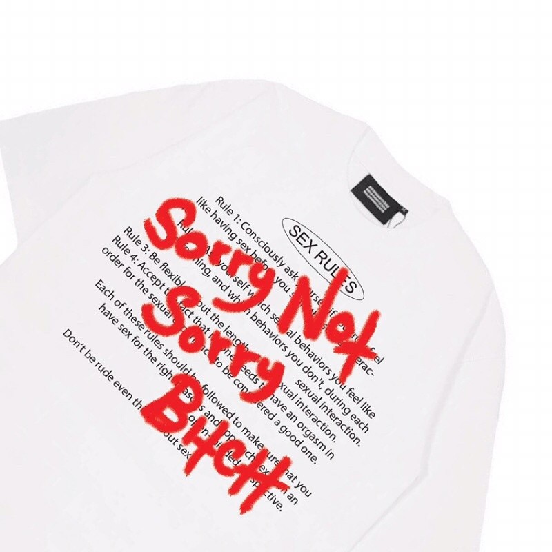 SNSB WORLD | BL3D | TSHIRT | SORRYNOTSORRY.BITCH ORI KAOS S-XXXL