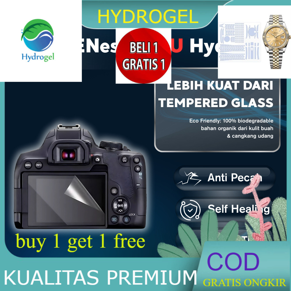 HYDROGEL UniGet Hydrogel Bio Genesis Screen Protector Pelindung Layar Kamera DSLR Mirrorless Canon S