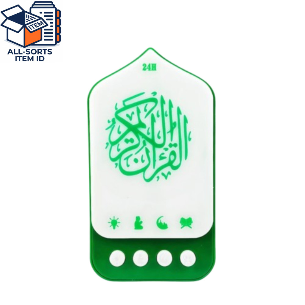 Speaker Murottal Al Quran Ruqyah Zikir Ayat Portable Lampu Speaker Islami Rechargeable