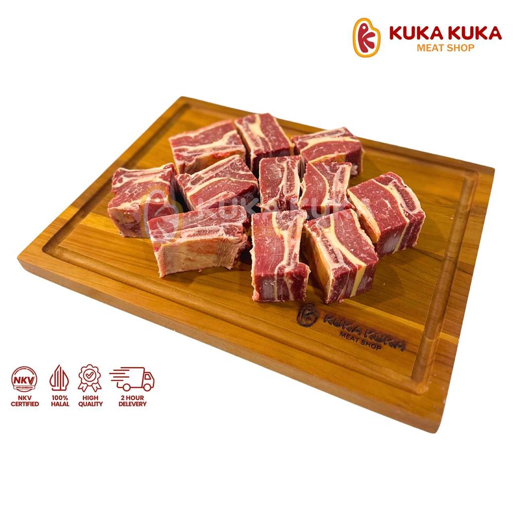 Aus Short Ribs Iga Sapi Daging Tebal - 1kg