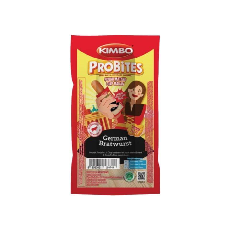 Kimbo Sosis Sapi Probites German Bratwurst 60 gr