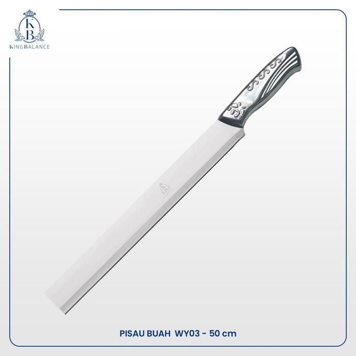 KING BALANCE Pisau Buah Semangka Stainless Steel Berkualitas Baja 3CR Tahan Karat Model WY03 Pilihan