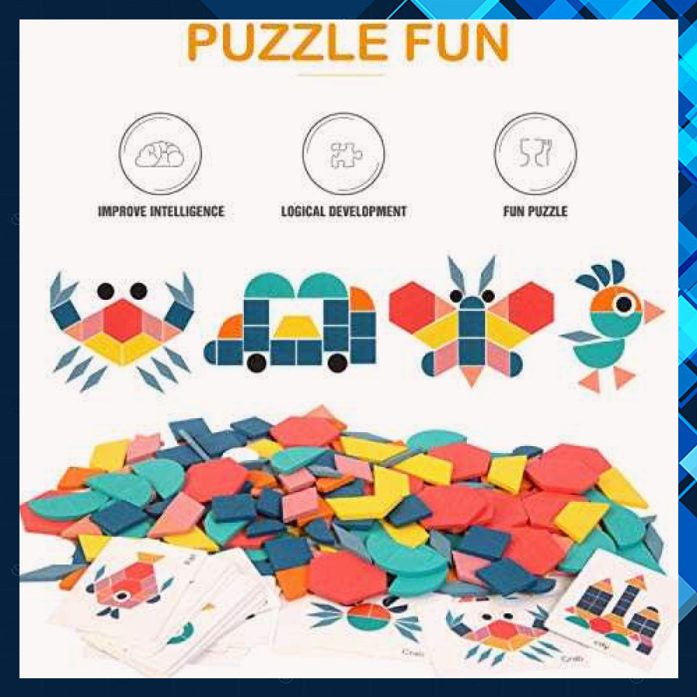 Mainan Anak Jigsaw Puzzle 3D Children Toy 180PCS - TY302