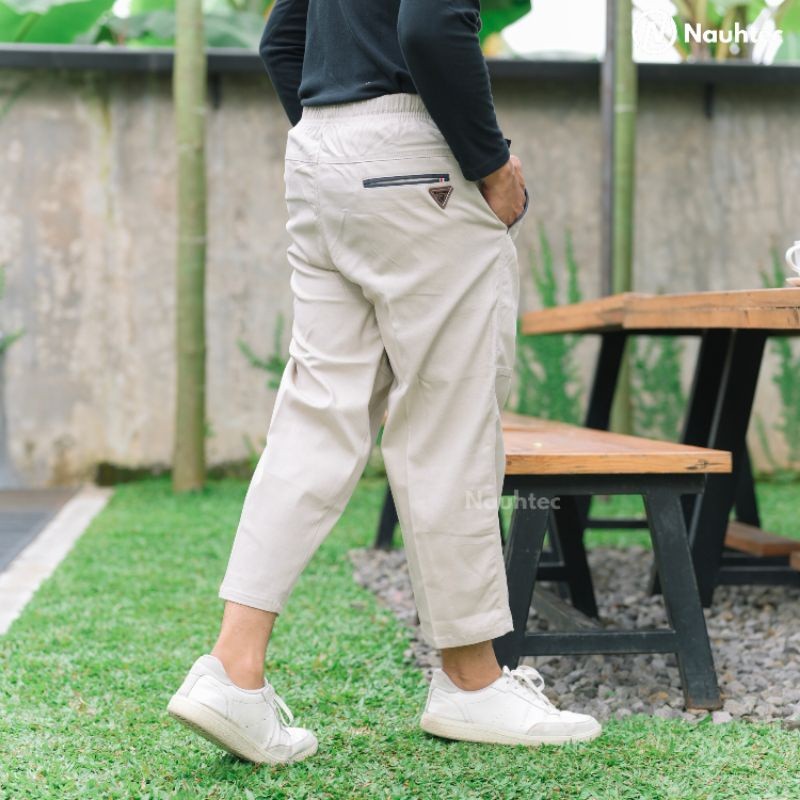 (Buddystore) Celana Sirwal Pria  Celana Panjang Jumbo   By Nauhtec  Bahan Katun Twill Sweding Size M