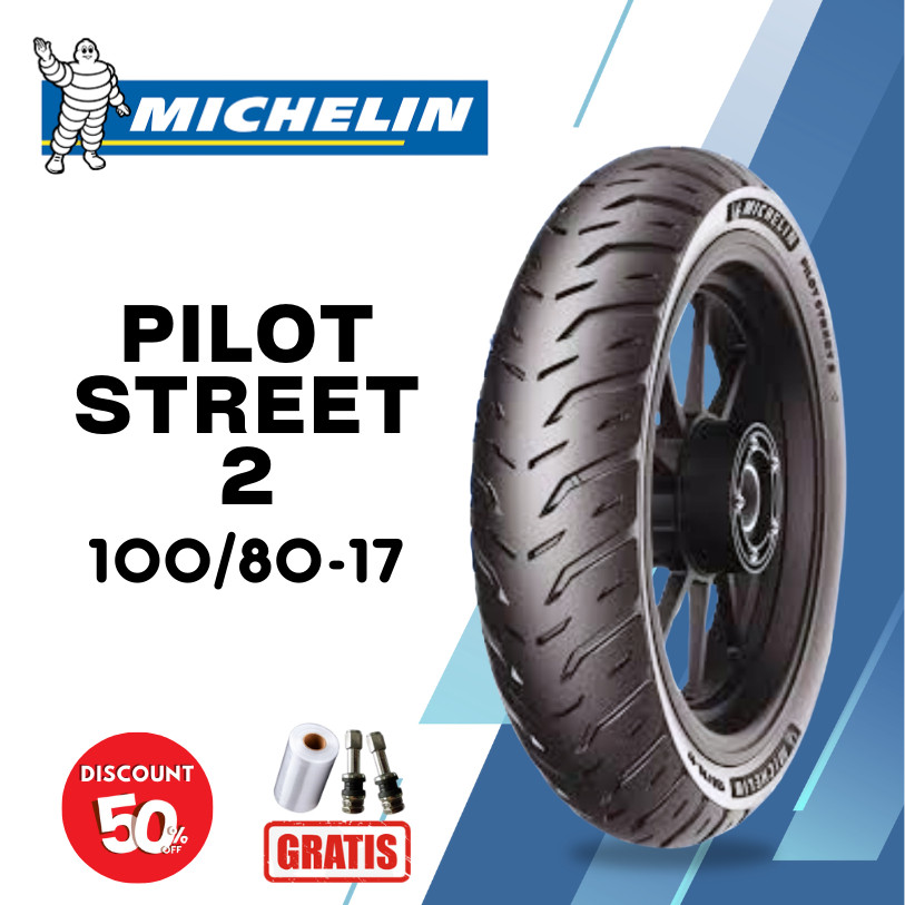 Ban Motor Sport MICHELIN PILOT STREET 2 100/80 Ring 17 tubeless