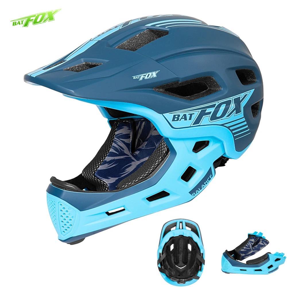 BATFOX ild Bicycle helmet mtb Detaable kids full face helmet for ildren motorcycle casco bicicleta m