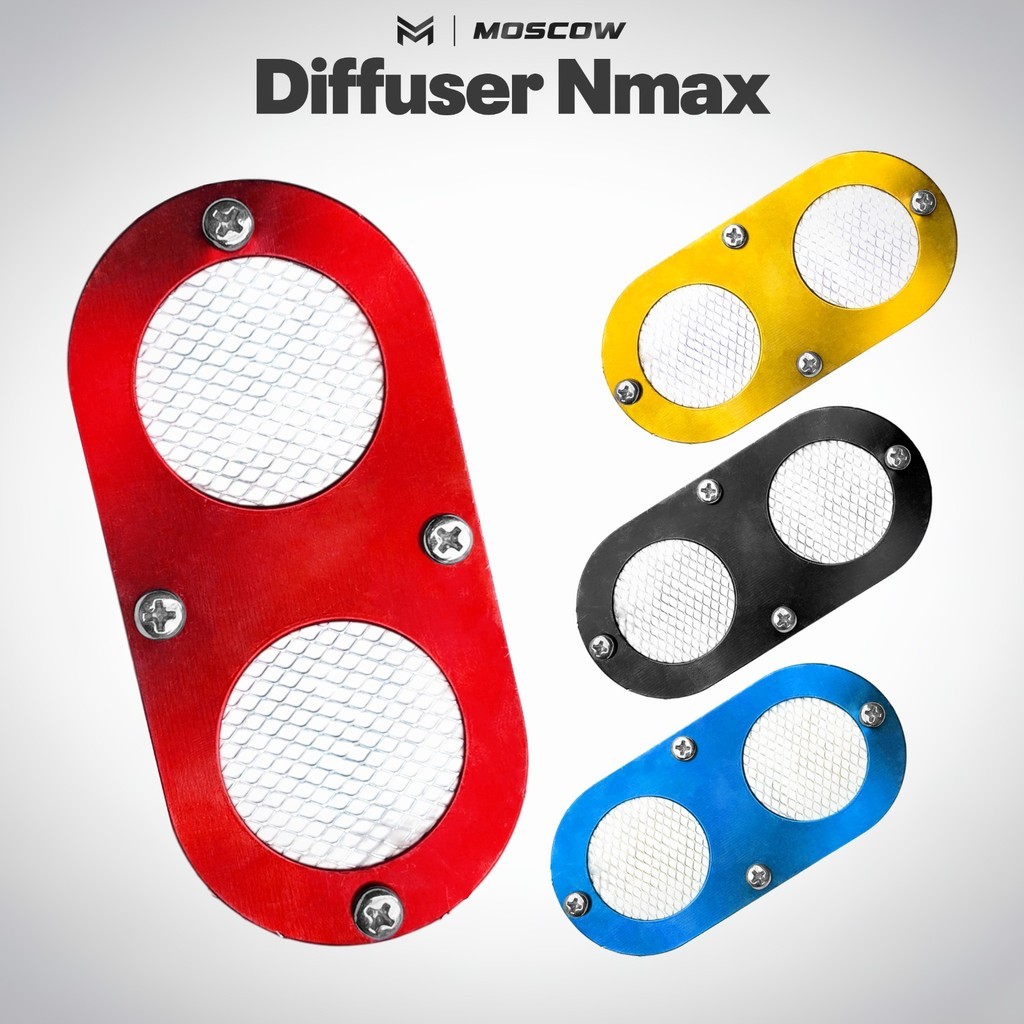 TUTUP VENTILASI MOTOR DIFFUSER AIR CNC ALUMINIUM DESAIN SPORT RACING FULL MATERIAL TAHAN LAMA UNIVER