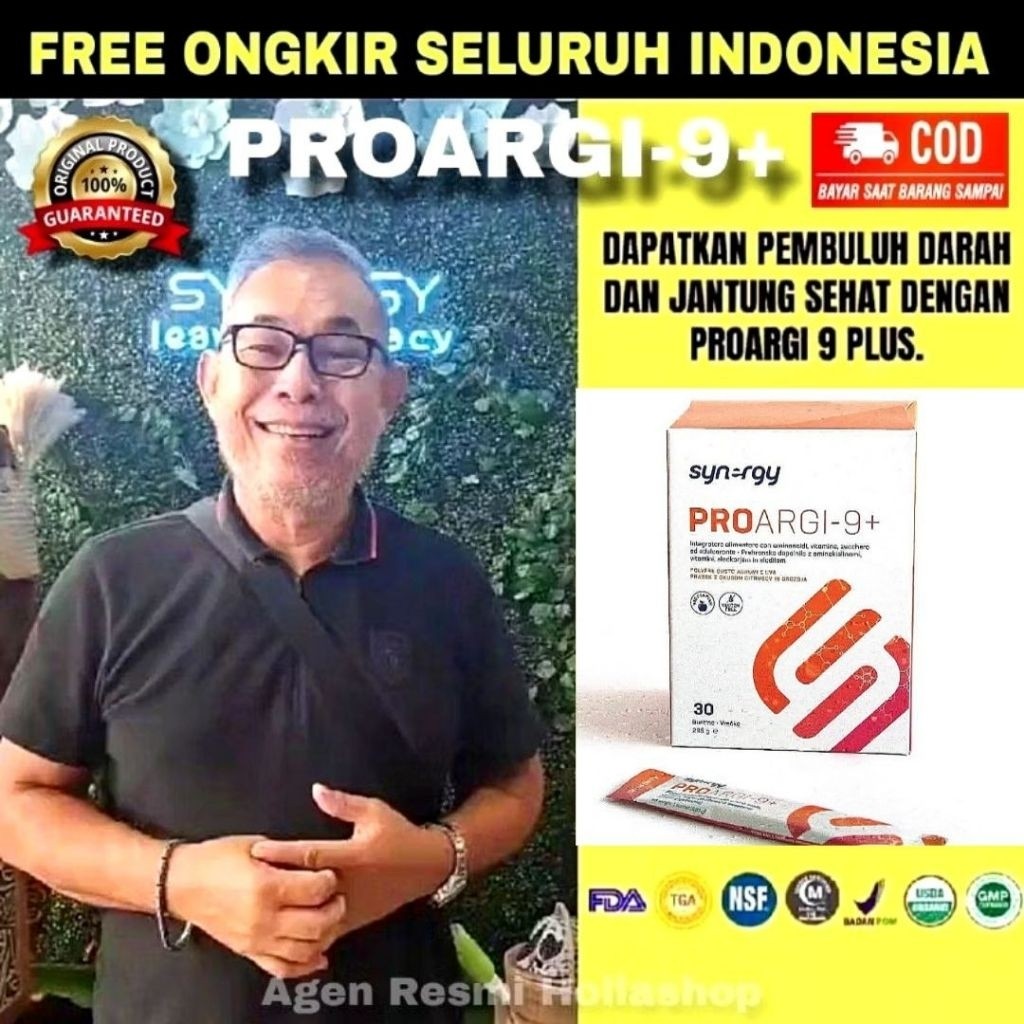 [ TERLARIS di SHOPEE ] Suplemen Proargi9 Plus RESMI dan ORIGINAL 100%