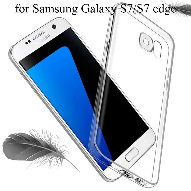 Case SAMSUNG S7 S7 EDGE SOFT CASE CLEAR ULTRATHIN JELLY CASE