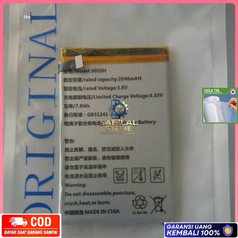 DISKON BATU BATREI BATTRAY BATRE BATERAI BATTERY BATERE SHARP AQUOS SH305 KOMPATIBEL