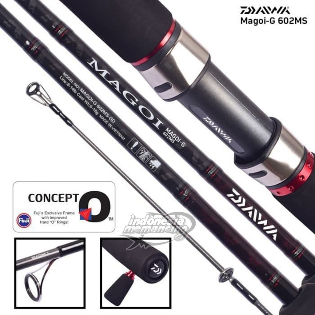Joran DAIWA MAGOI G | Ring Fuji O | 6-14lbs 8-20lbs | 168 183cm | Spinning | Galatama ~ IM Pro
