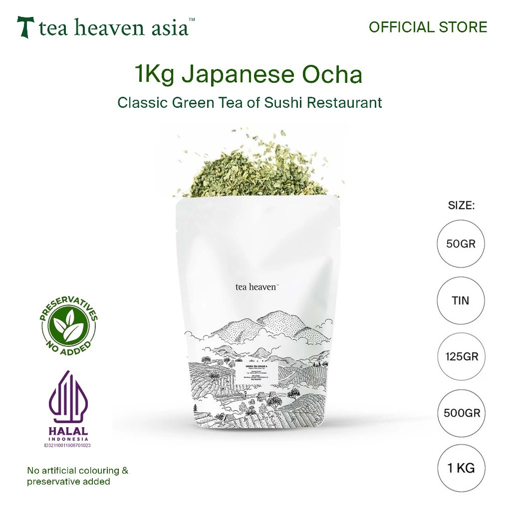 Teh Hijau Jepang Ocha Bubuk 1kg