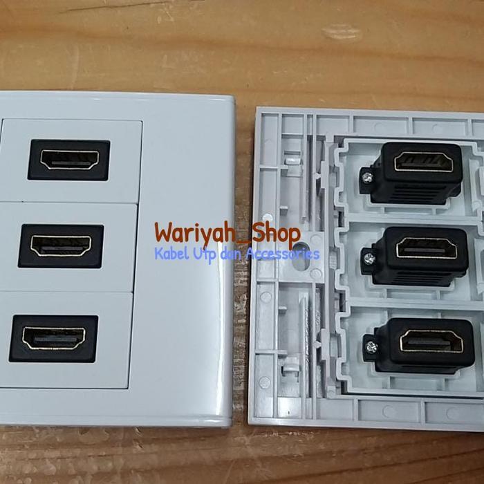outlet HDMI 3 hole