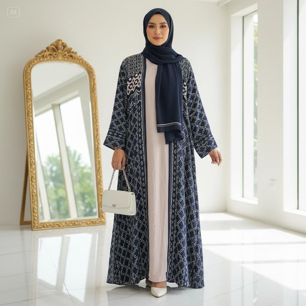 Abaya Gamis Bahan Rayon Ld 130 Wanita Lebaran Premium Adem Dress Friendly Pengajian Jumbo