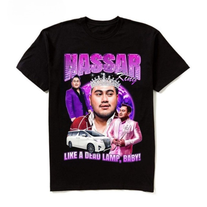 kaos baju KING NASSAR rap tee tshirt band lokal oppa DANGDUT vintage/ kaos nassar / kaos nasar / FAC
