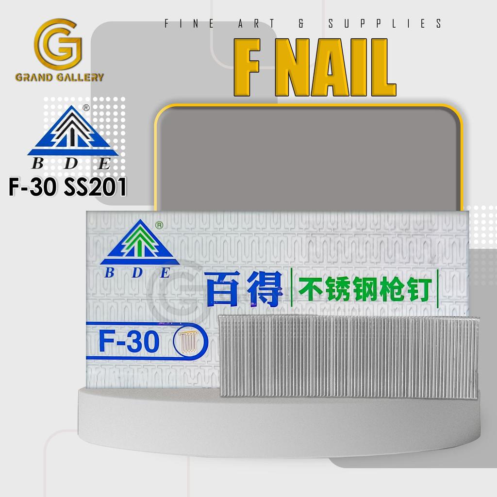 BDE F30  - SS201 PAKU I NAIL F PAKU F 30 / ISI PAKU F-30 - 5000 PCS