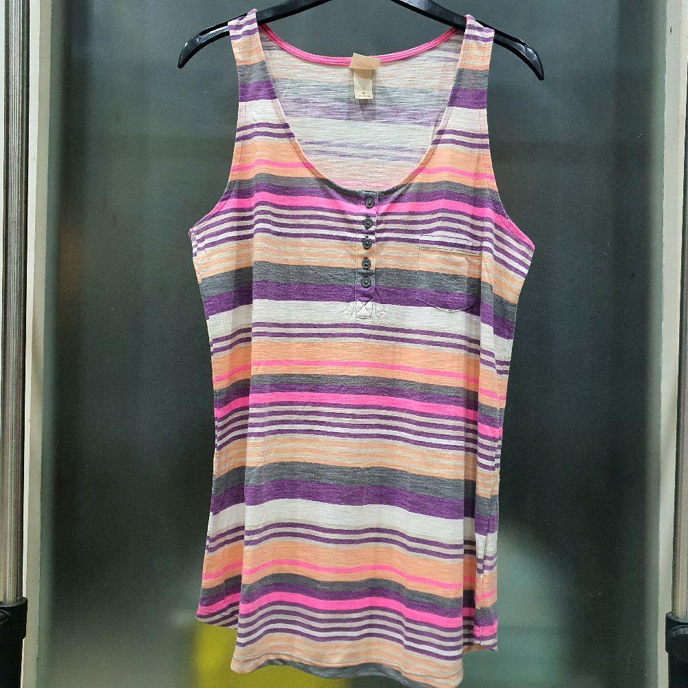 S baju atasan wanita inner mossimo ungu pink second preloved prelove pakaian cewek casual Top Katun 