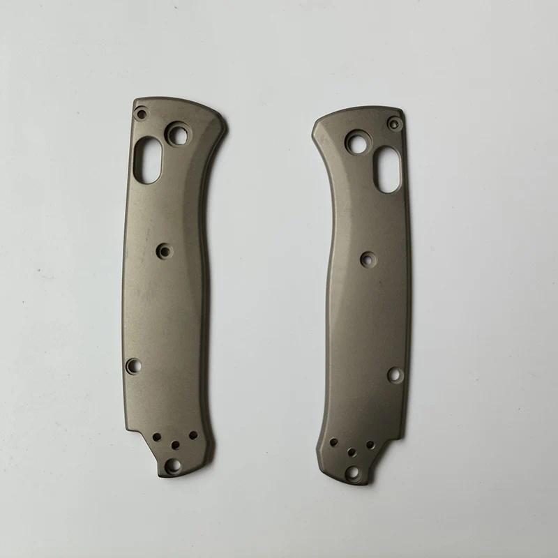 CNC Titanium Alloy Made  Handle Patches Scales for Benchmade Mini Bugout 533 Knives Grip DIY Making 
