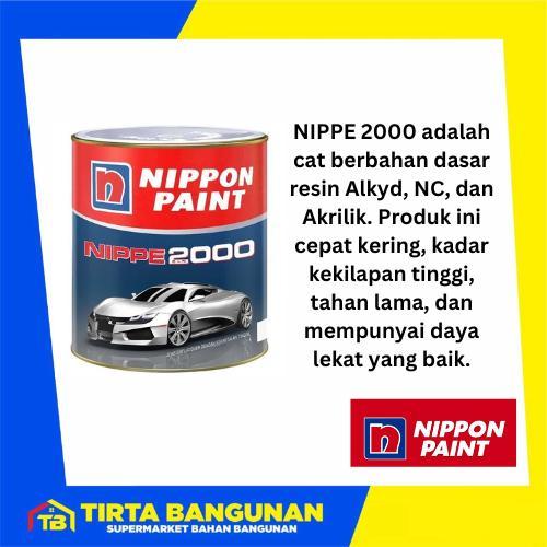 READY NIPPE 2000 CAT MOBIL/ MOTOR/ MESIN/ STRUKTUR BAJA DAN KAYU 1 LITER - 222 Clear