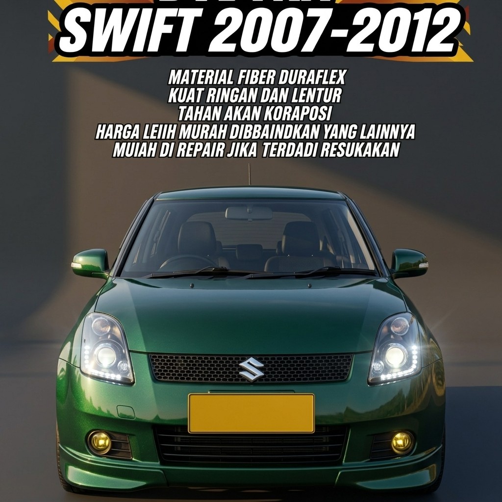 BODYKIT swift 2007-2012 BODY KIT SWIFT BODIKIT SUZUKI SWIFT