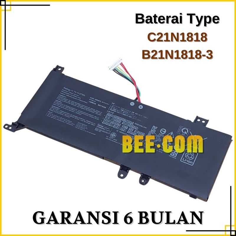 Baterai Batre Asus VivoBook Asus A412F A412FL X412FL X412 A412DA A412D -BEE