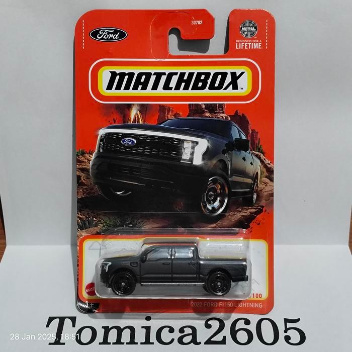 Matchbox 2022 Ford F-150 Lightning (Black Doff)