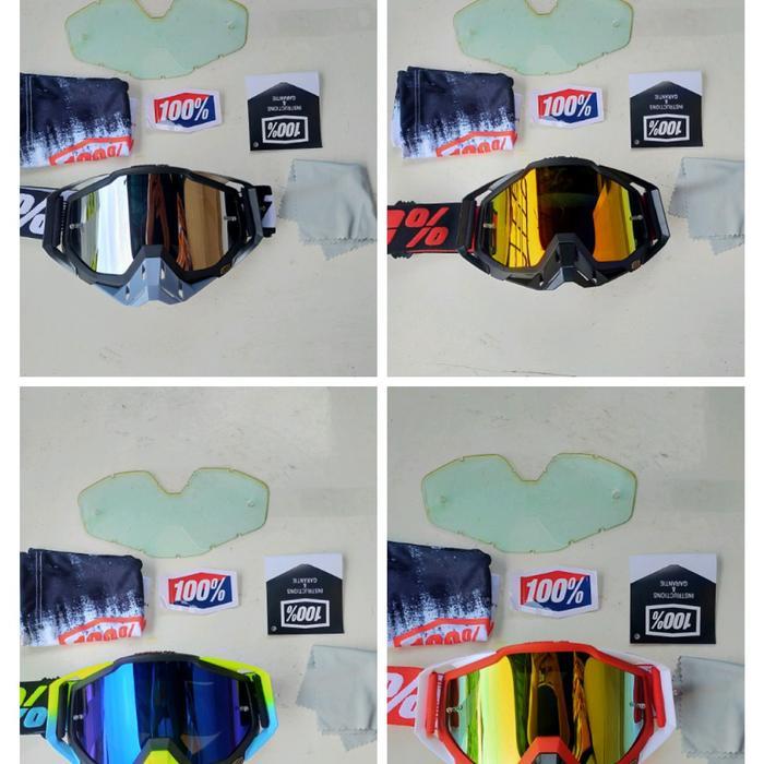 Promo Aksesoris helm cross google 100 persen baru - -, - Terlaris