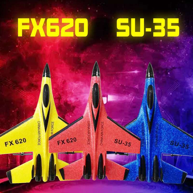 FX620 2.4G Remote Control Fighter SU-35 Remote Control Airplane Hobby RC Plane Glider EPP Foam Airpl