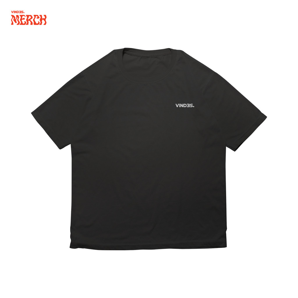 HOT Vindes Store - T-Shirt Kebesaran Vindes - Black Tshirt Pria dan Wanita