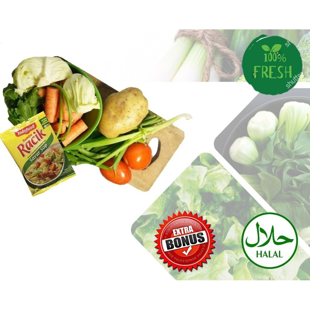 Paket Sayur Sop Segar 1 Bungkus instant bandar lampung