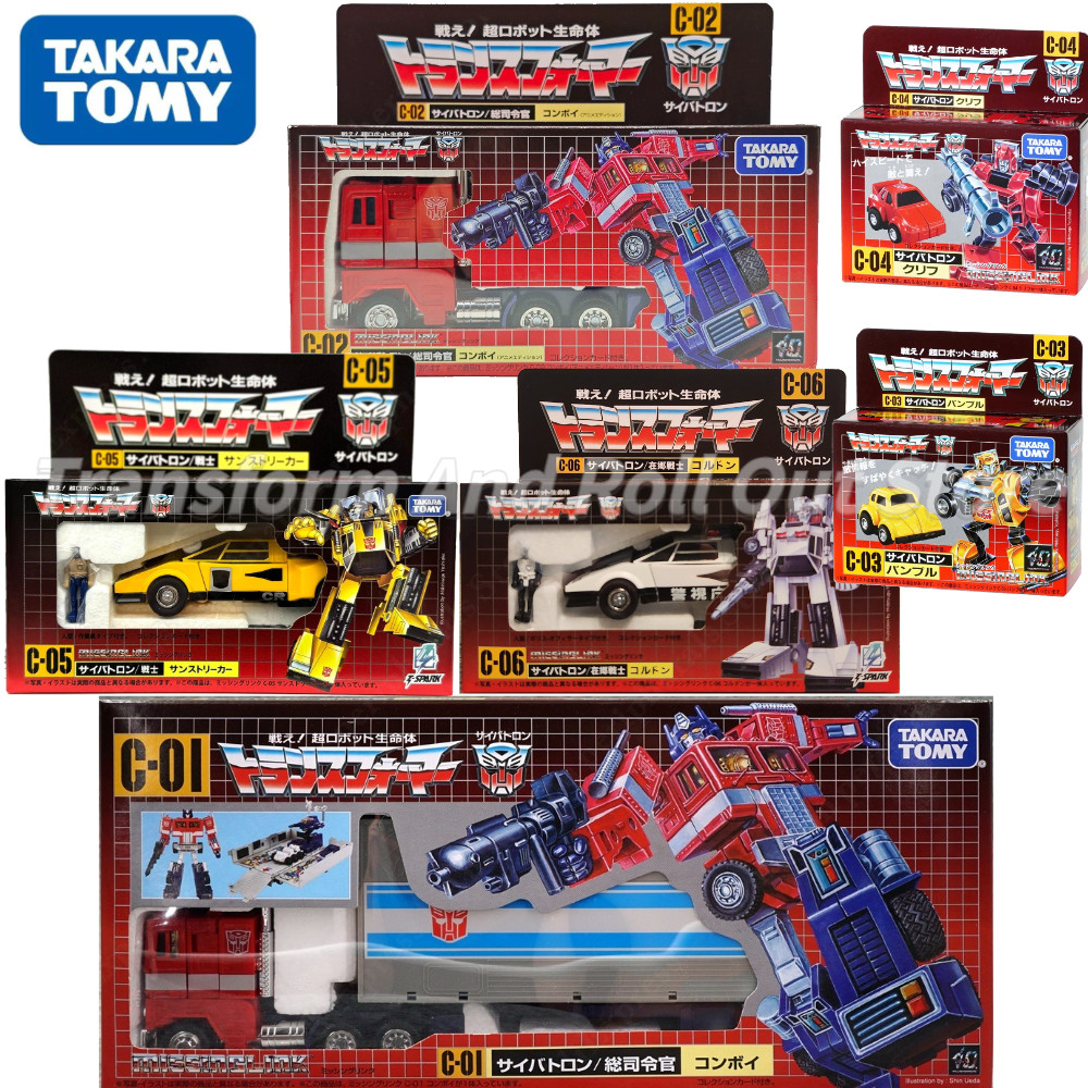 Takara Transformers Masterpiece Missing Link Optimus Prime C01 C02 03 04 05 06 Action Figure Model T