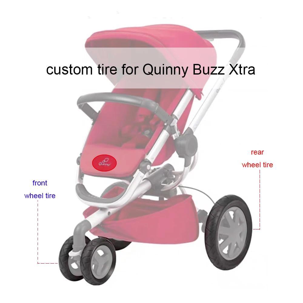 Custom Tire For Quinny Buzz-Xtra Buggy Front Or Rear Wheel PU Tubeless With Anti Slip Tread Baby Str
