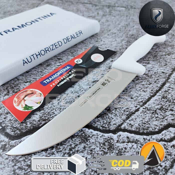 Butcher knife pisau sembelih tramontina original 8" 24610/088 - original