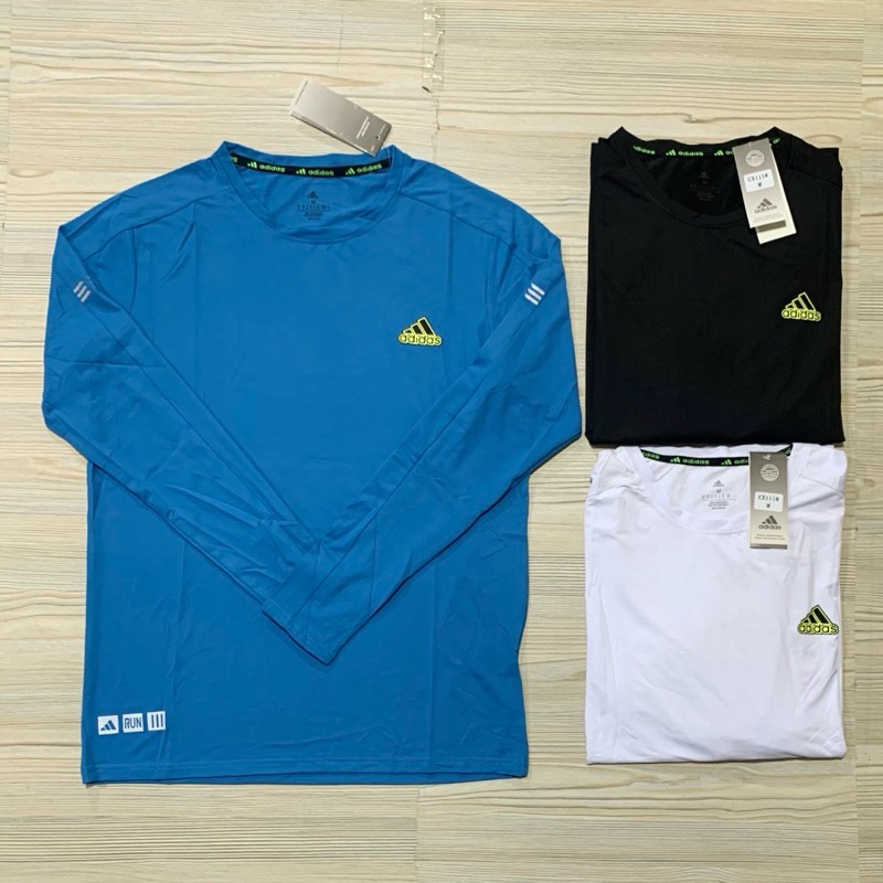 SIMZET_SHOP KAOS LENGAN PANJANG ADIDAS OLAHRAGA RUNNING IMPORT PREMIUM T-SHIRT OBLONG LONG SLEEVE BI