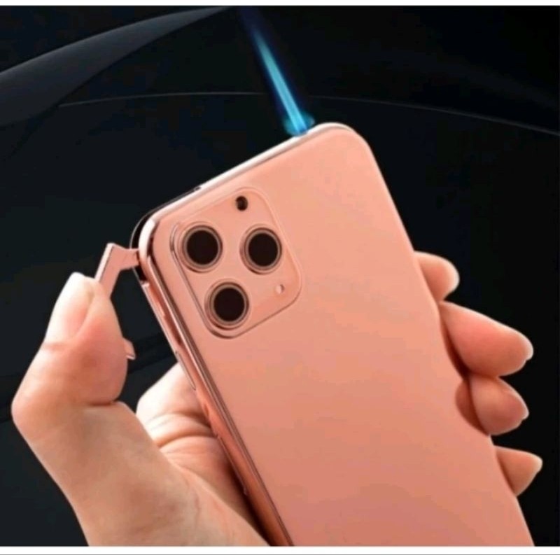 korek api unik lucu model replika hp telpon apel ipone 11 besar murah || Anisa Lighter LAB