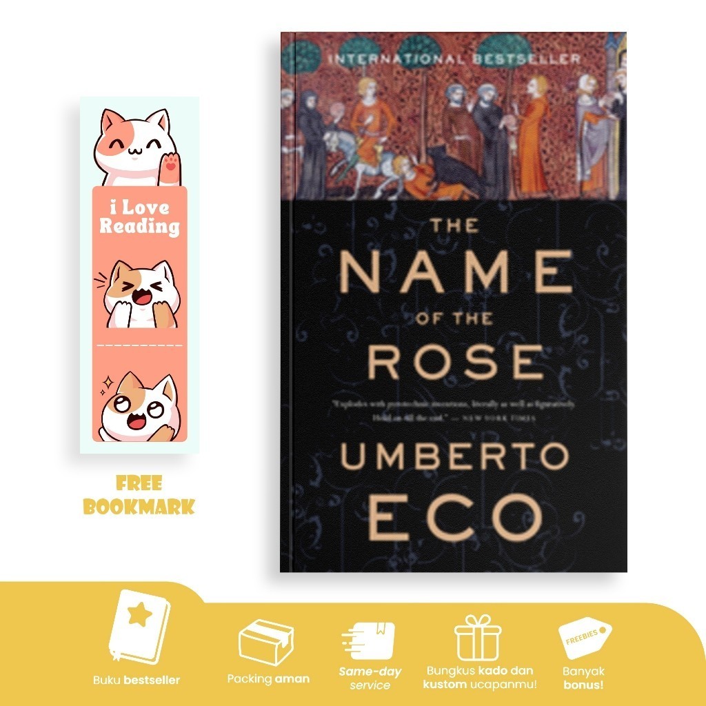 The Name Of The Rose by Umberto Eco (English/Indonesia)