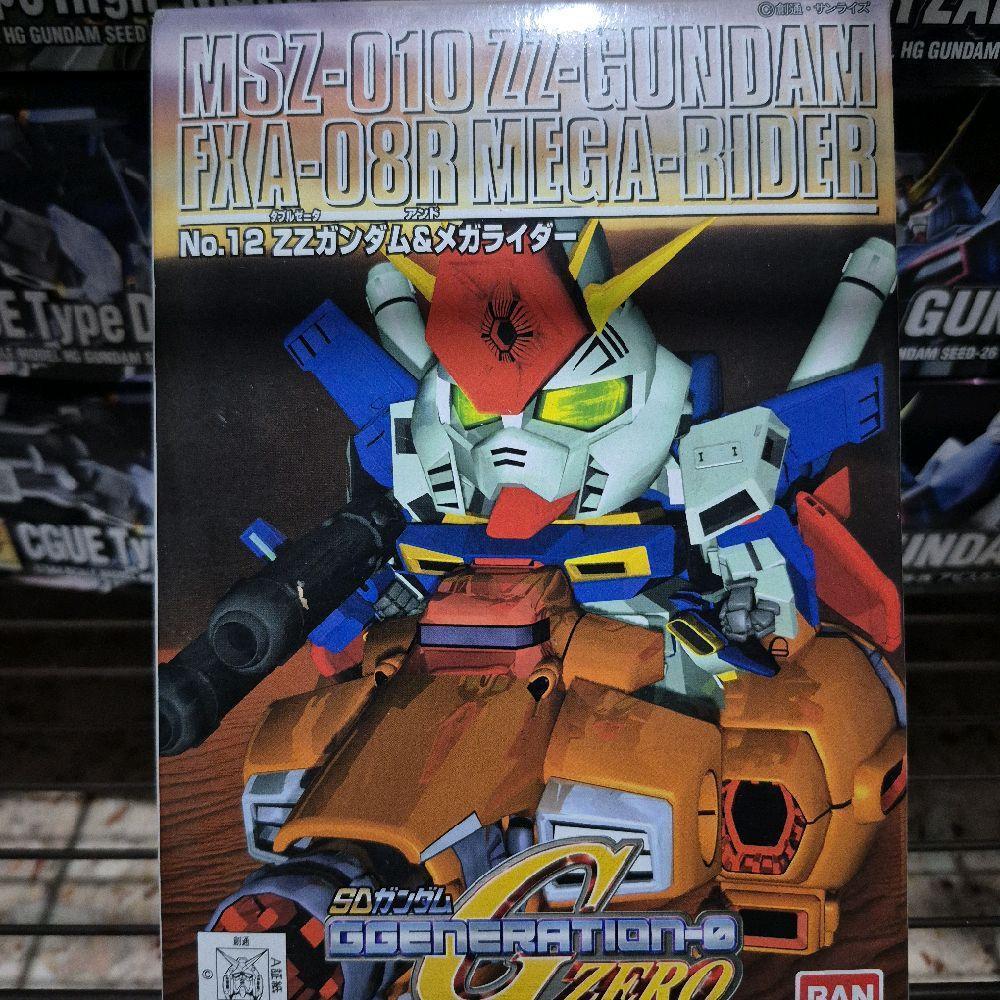 SD GGENERATION 0 G ZERO MSZ 010 ZZ GUNDAM FXA 08R MEGA RIDER Toy