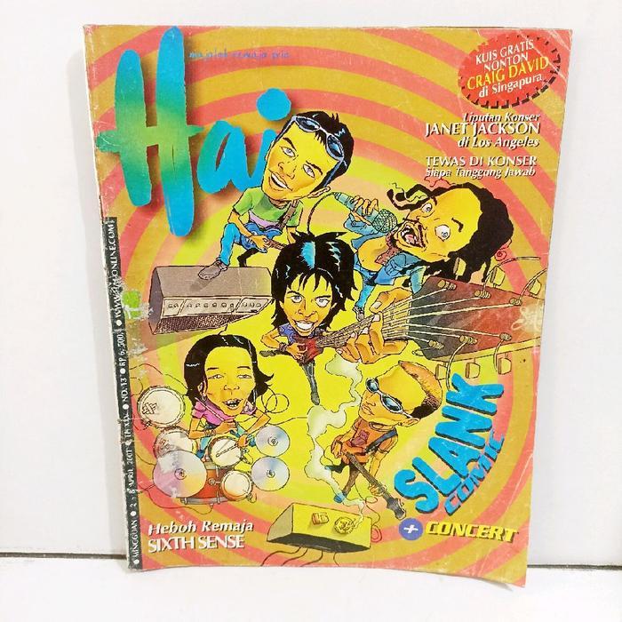 Majalah Hai Mingguan 2 - 8 April 2001 : Slank Comic