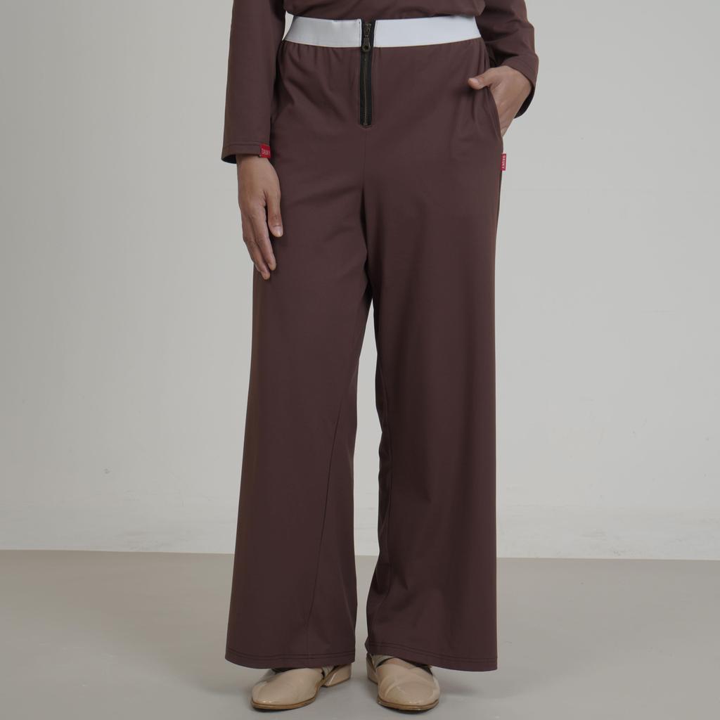 [New Arrival] Dauly Celana Palazzo Knit Katun Casual Sporty Premium Palazzo Knitted Cotton