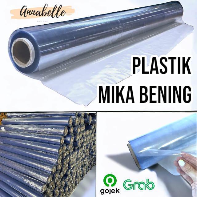 Taplak Plastik Bening meteran / Plastik Mika / Taplak Meja Bening