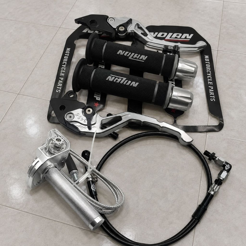 (Tersedia COD) 1set Hendle Rem Stelan CNC +Gas Spontan Ktc (universal) -DG