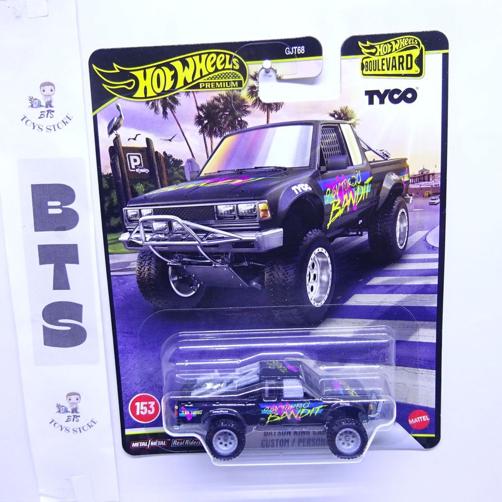 Hot Wheels Premium Boulevard Datsun King Cab Baja Custom Hitam